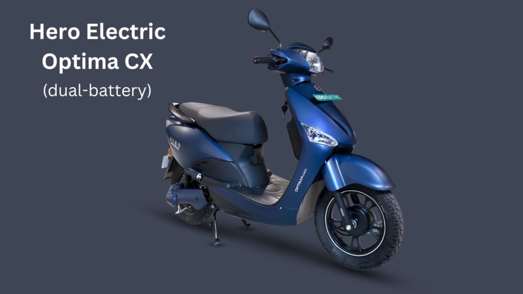 Hero Electric Optima CX (dual-battery) new electric scooters