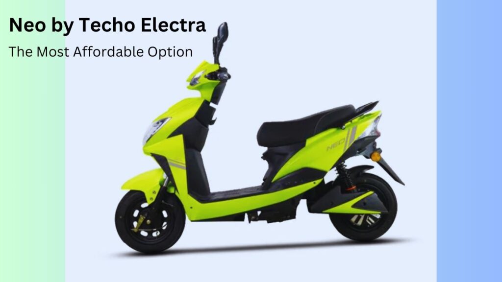 Neo by Techo Electra new electric scooters